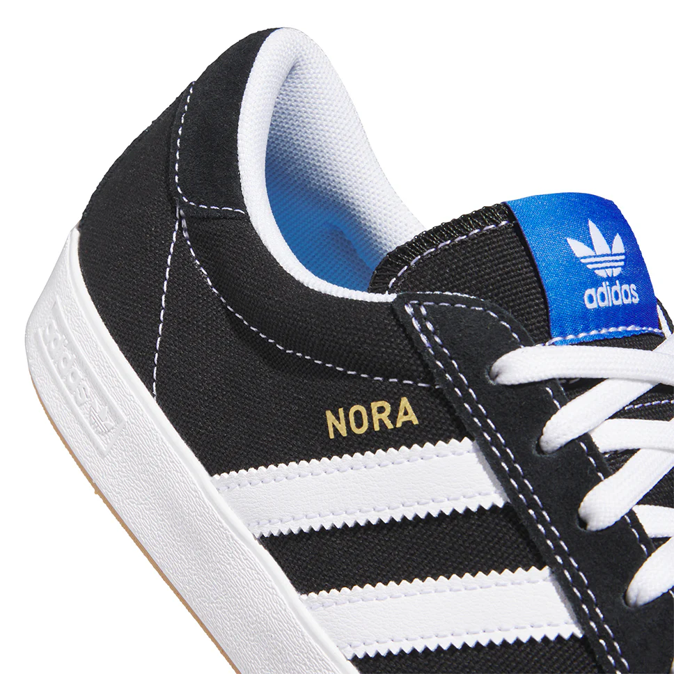 Adidas Nora Core Black Bluebird Shoes - Image 5