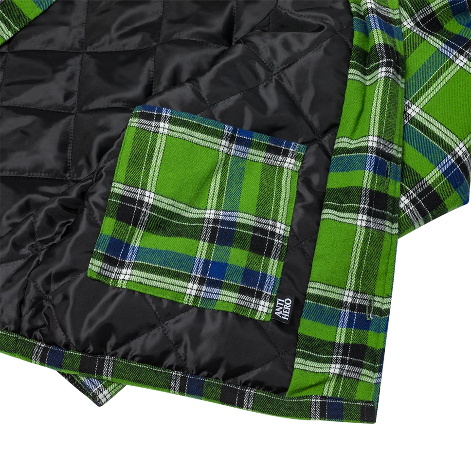 Anti-Hero Basic Eagle Quilted Flannel Shirt - Image 3