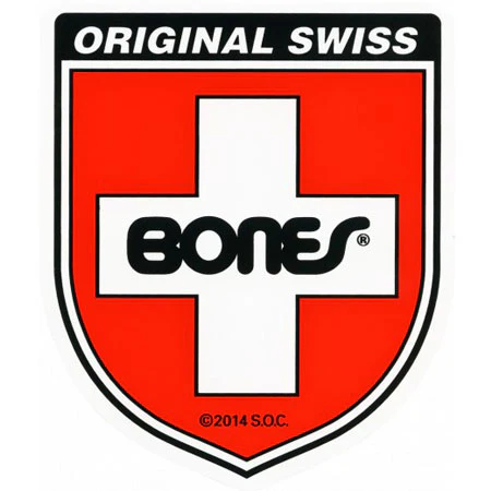 Bones Shield Sticker
