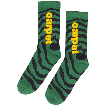 Carpet Company Spiral Crew Socks
