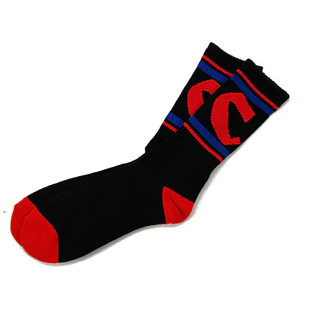 Chocolate Chunk C Stripe Crew Socks - Image 2
