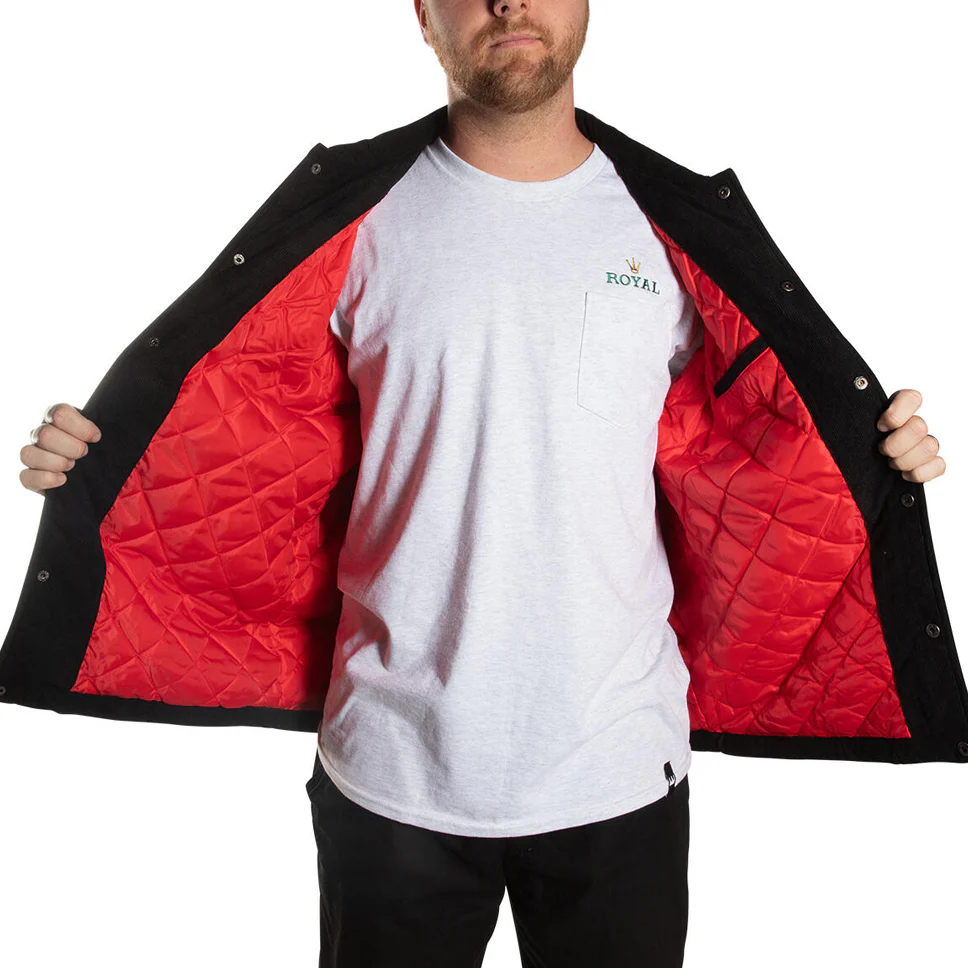 Chocolate Corduroy Coaches Jacket - Image 4
