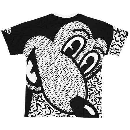 Diamond Disney Mickey Mouse x Keith Haring Mickey's Craziest Adventure T Shirt - Image 2