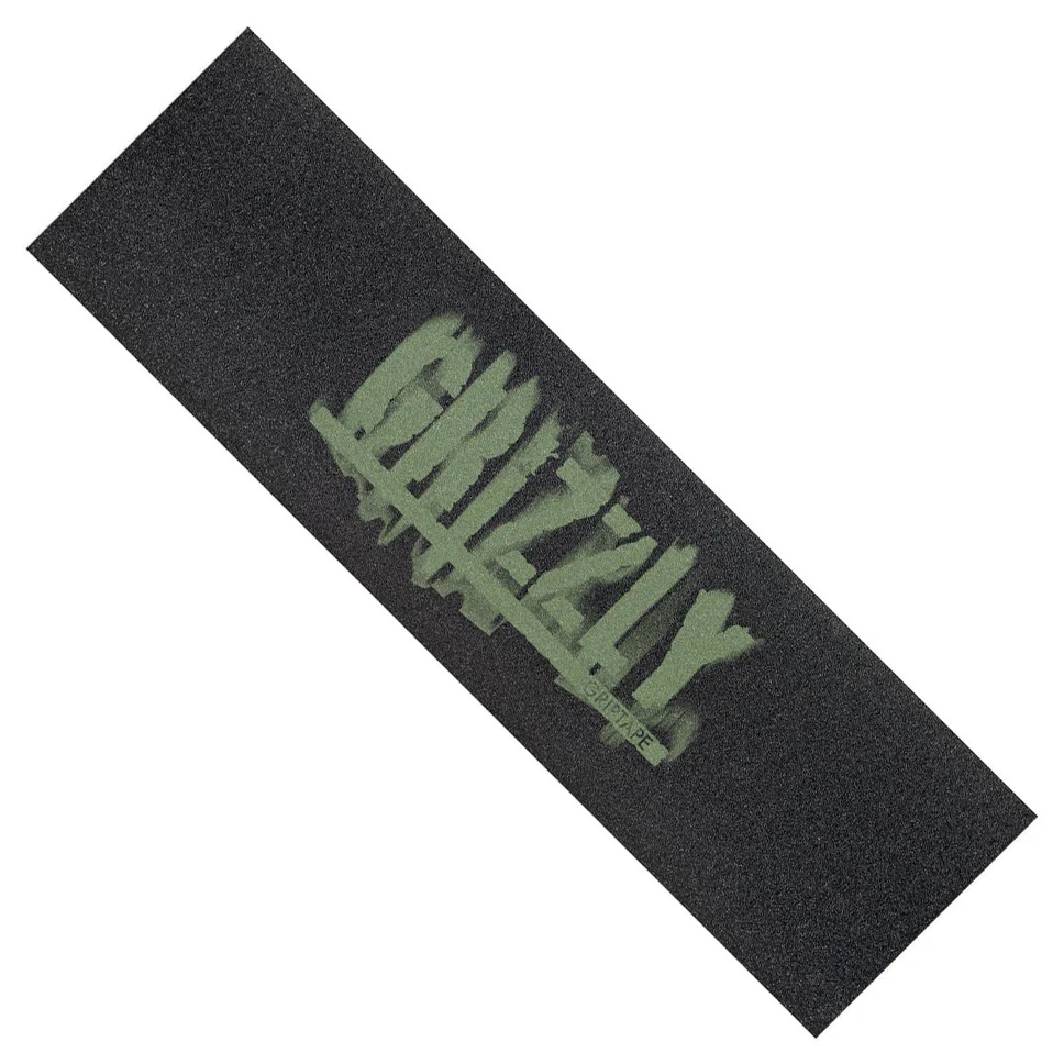 Grizzly Burn Out Stamp Green Griptape