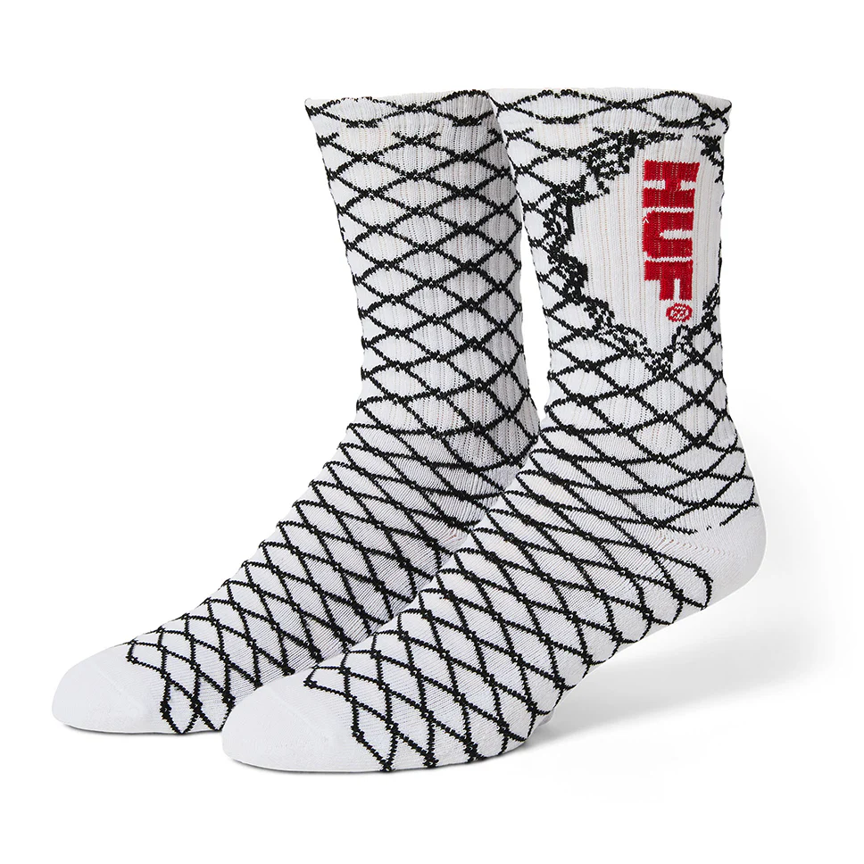 HUF Broken Fence Crew Socks