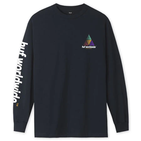 HUF Prism Logo Sportif Long Sleeve T Shirt - Image 2