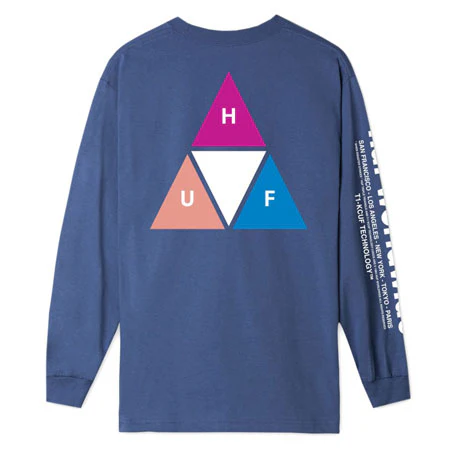 HUF Triple Triangle Long Sleeve T Shirt - Image 2