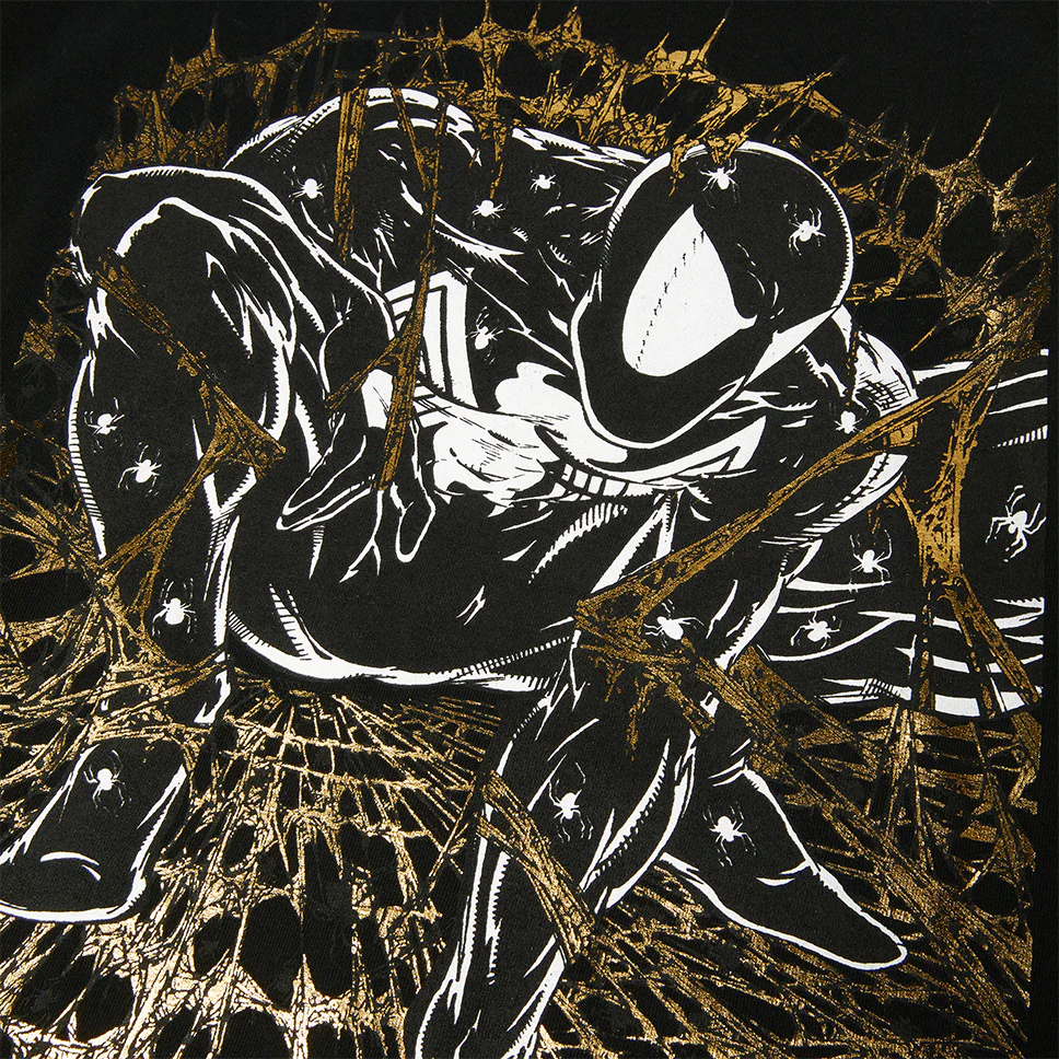 HUF x Spiderman Arachknight Gold T Shirt - Image 4