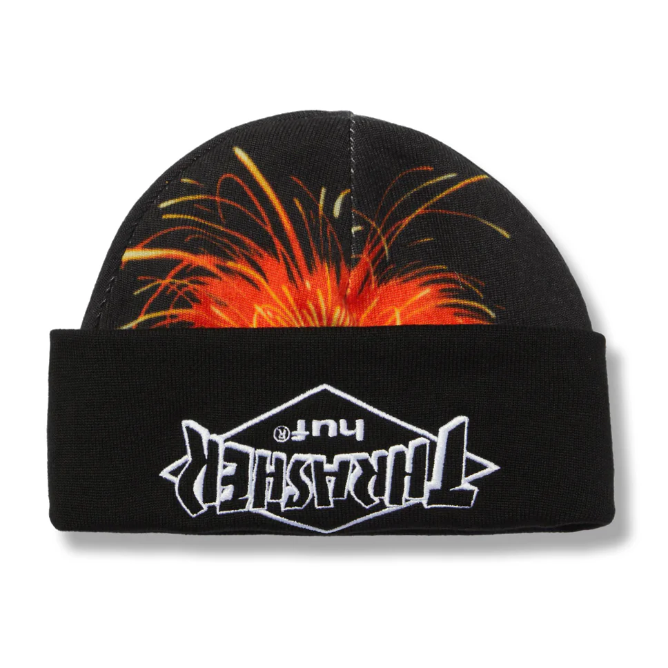 HUF x Thrasher Meltdown Reversible Beanie - Image 2