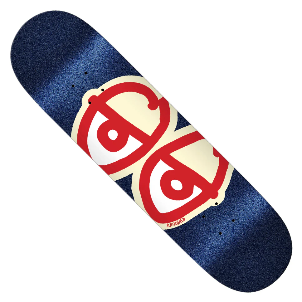 Krooked Blue Glitter Team Eyes Deck