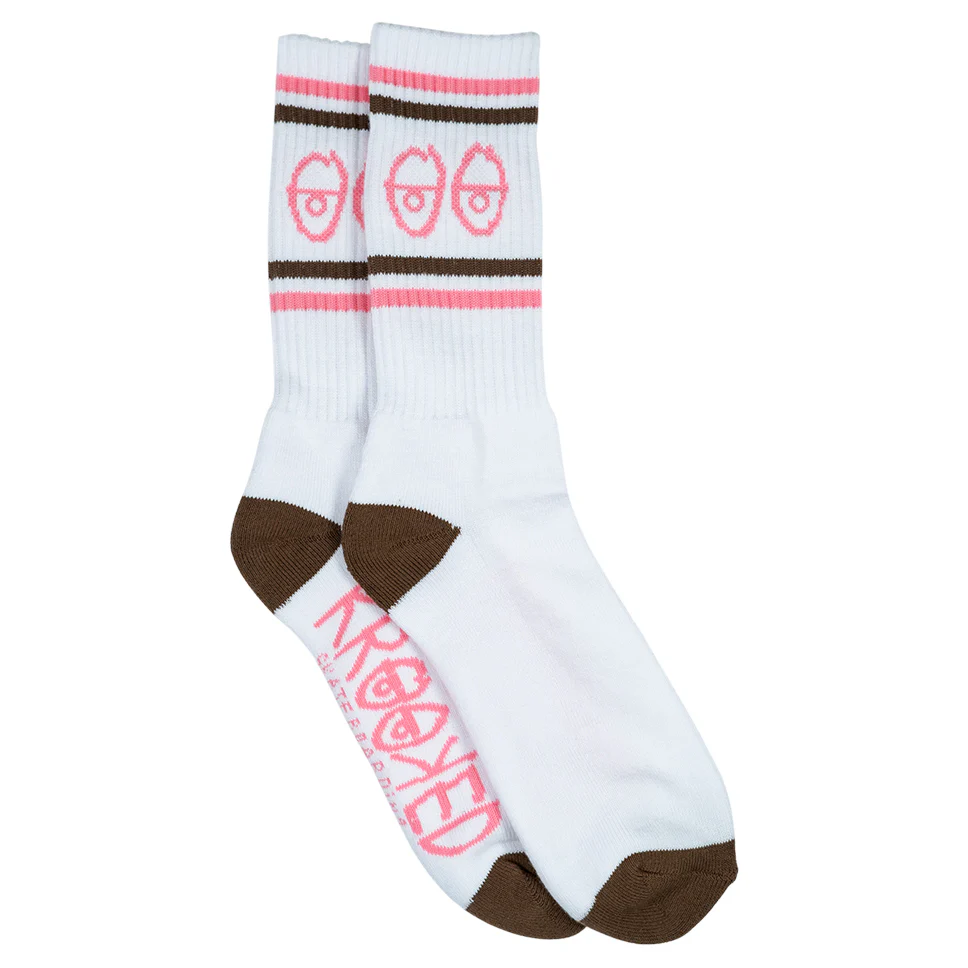 Krooked Eyes Crew Socks
