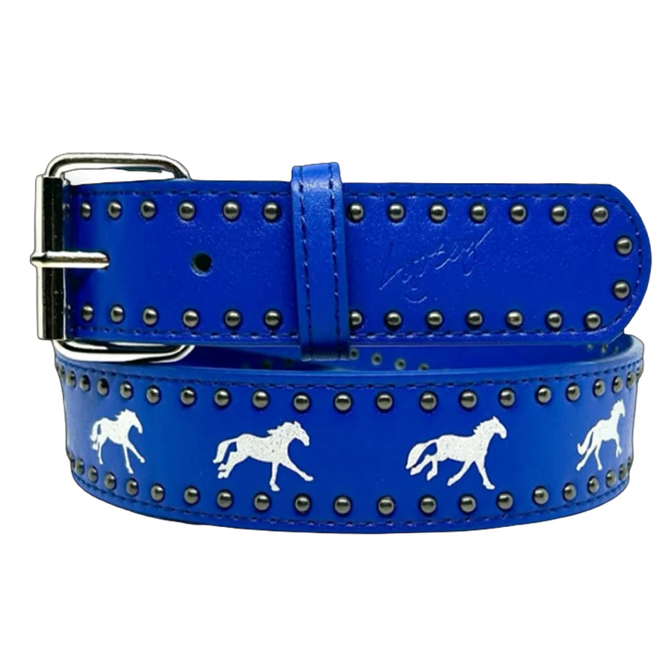 Loosey Blue Silver Stallion Belt