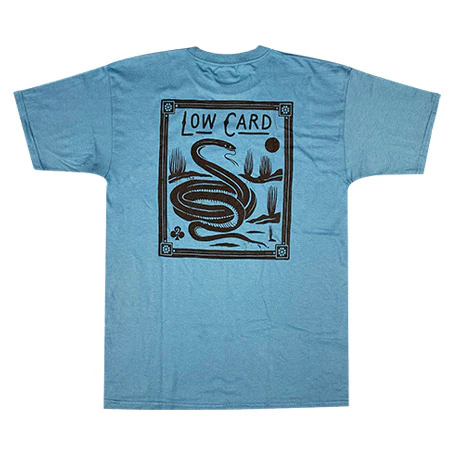 Lowcard Magazine Snake Card T Shirt - Image 2
