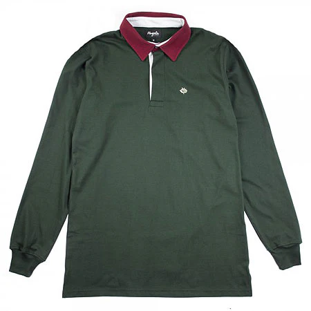 Magenta Long Sleeve Polo