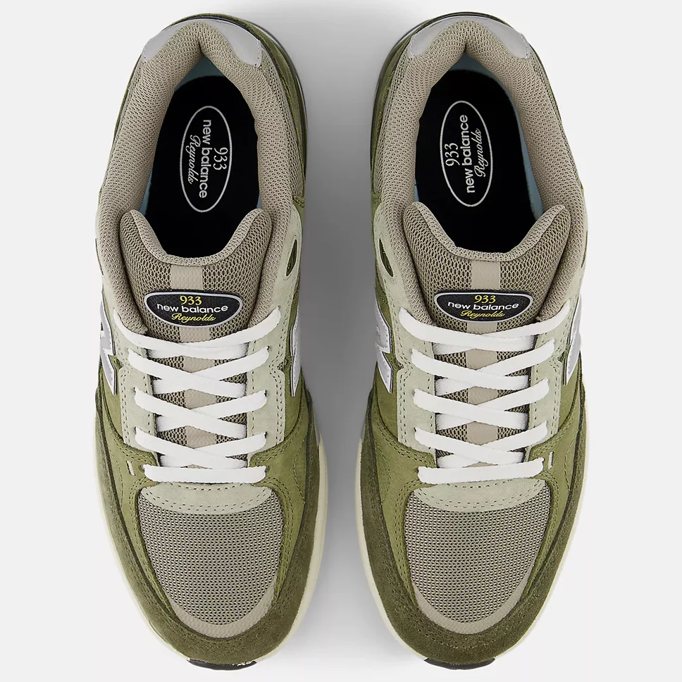 New Balance Numeric Andrew Reynolds 933 Olivine Shoes - Image 4