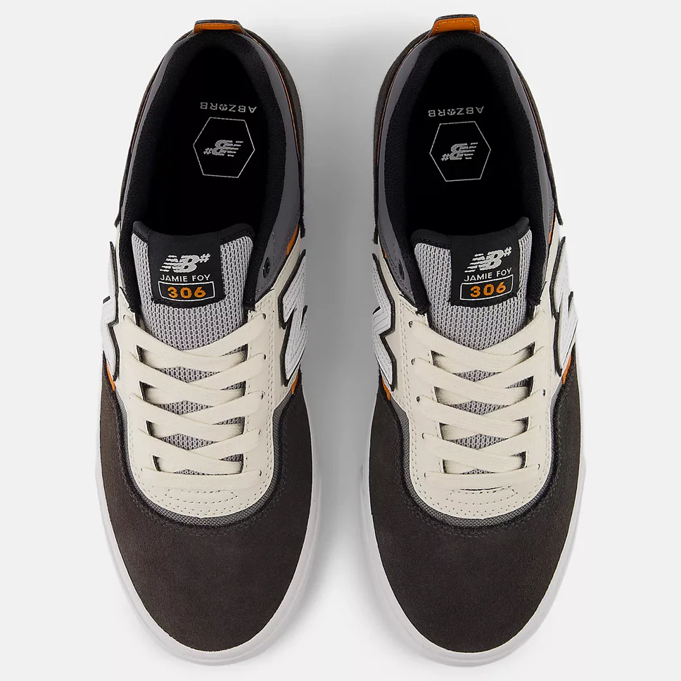 New Balance Numeric Jamie Foy 306 Black Cement Shoes - Image 4