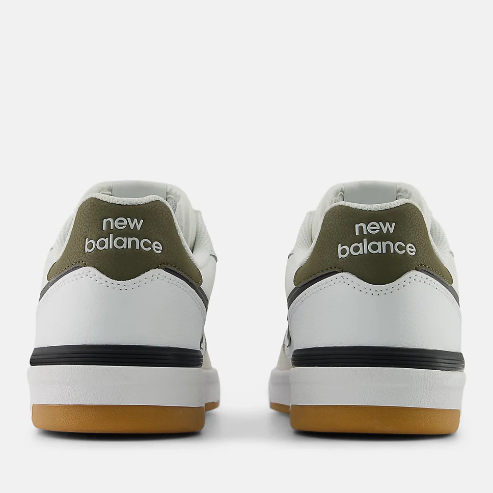 New Balance Numeric Jamie Foy 306 Cup White Dark Moss Shoes - Image 3