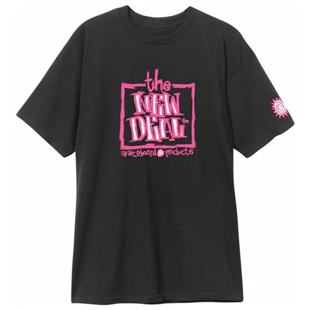 New Deal Skateboards Original Napkin Logo T Shirt - Image 2