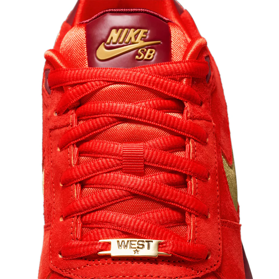 Nike SB Air Zoom Paul Rodriguez Low QS Habanero Red Shoes - Image 10
