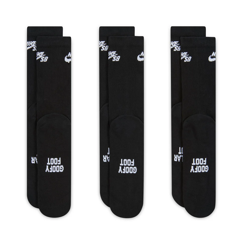 Nike SB Everyday Elevated 3 Pack Crew Socks - Image 4