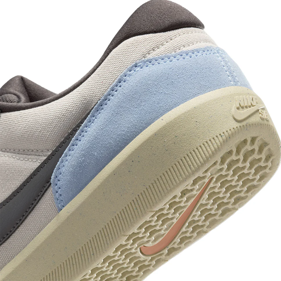Nike SB Force 58 Light Orewood Brown Psychic Blue Shoes - Image 6