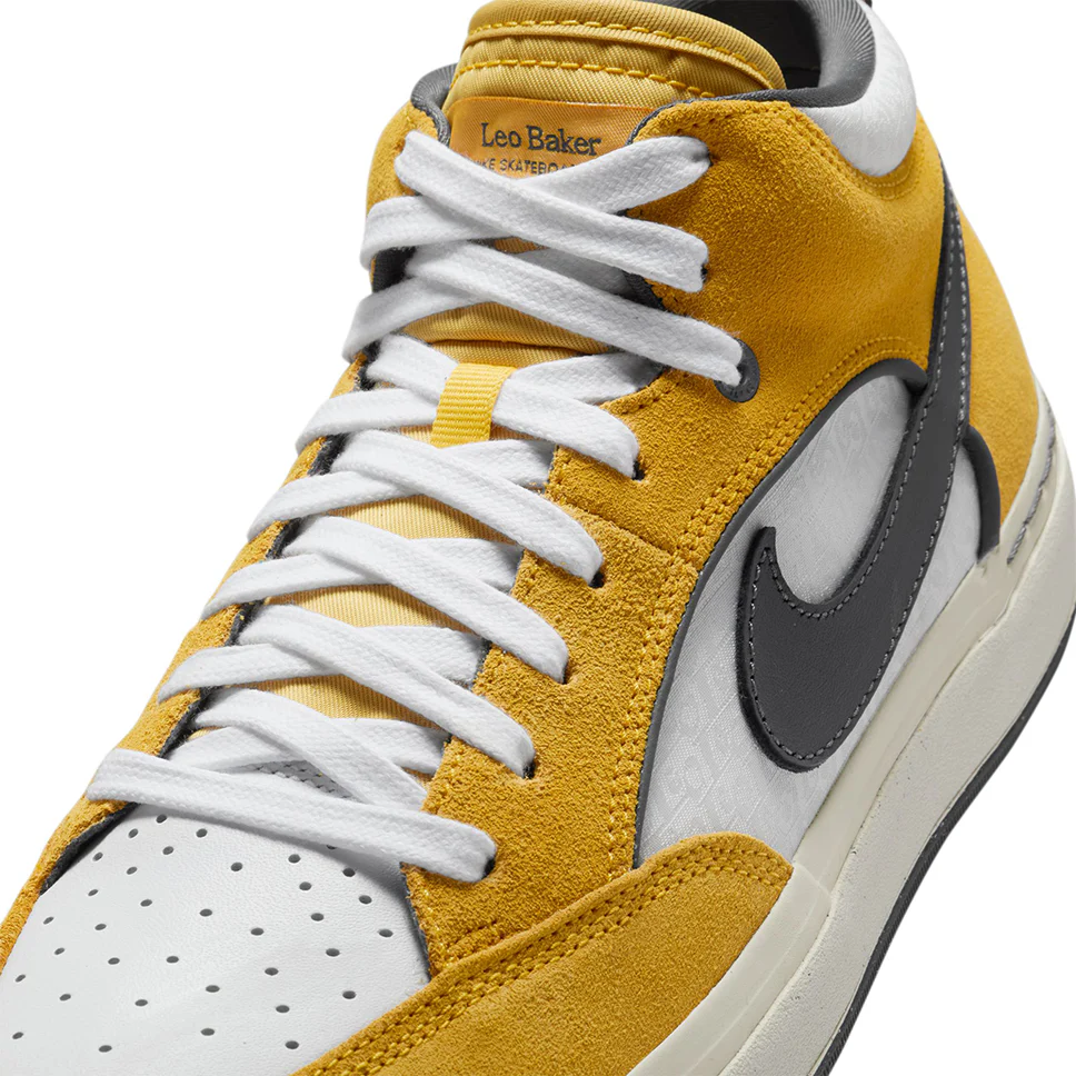 Nike SB React Leo University Gold Shoes - Image 5
