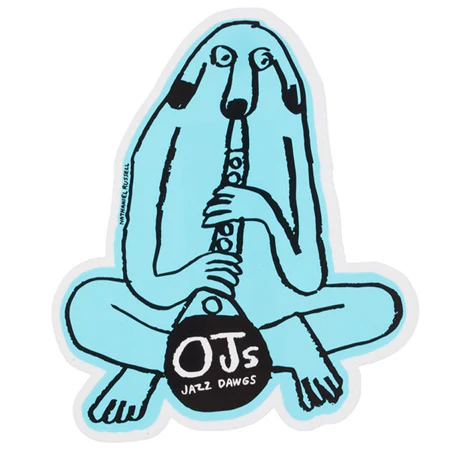 OJ 3 Jazz Dawgs Sticker