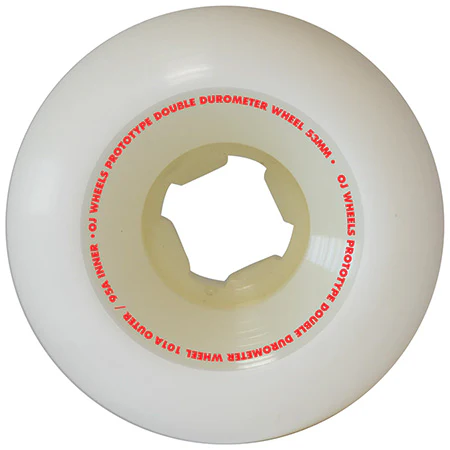 OJ 3 Prototypes Double Duro White Mini Combo 101a/95a Wheels - Image 2