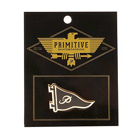 Primitive Skateboarding Pennant Label Pin