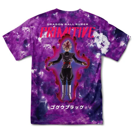 Primitive Skateboarding Primitive x Dragon Ball Z Goku Black Rose Washed T Shirt - Image 2