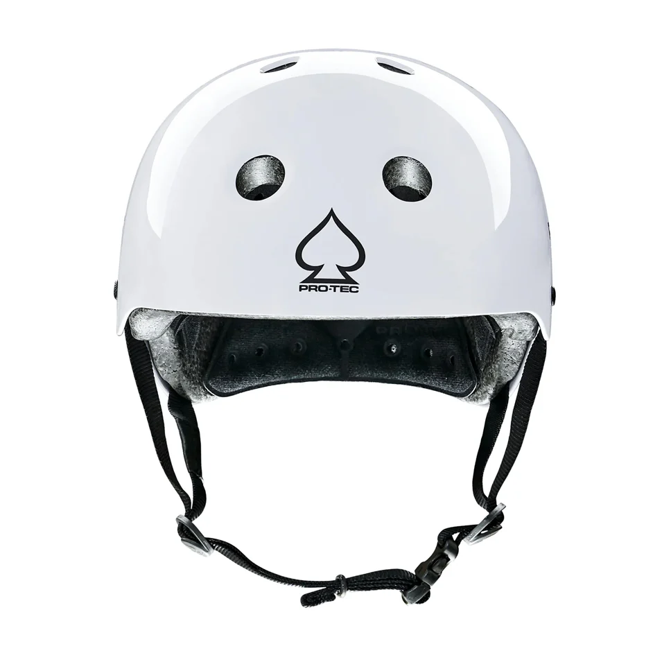 Pro-Tec Classic Certified White Gloss Helmet - Image 3