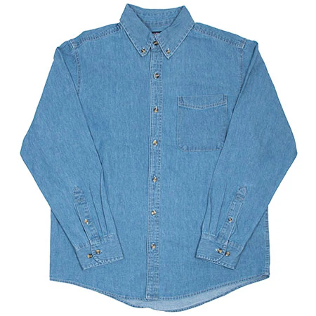 Quartersnacks Pop Art Denim Long Sleeve Button Up Shirt - Image 2