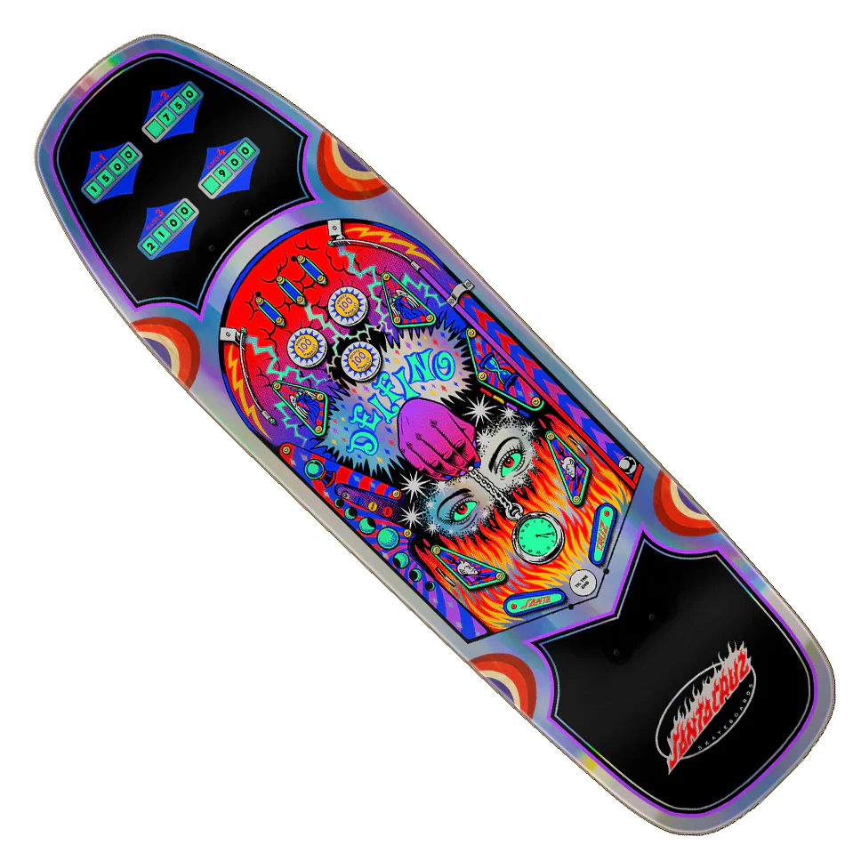 Santa Cruz Fabiana Delfino Pinball Shaped Deck