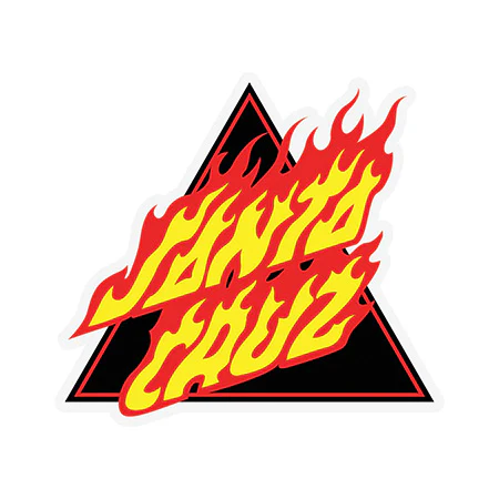 Santa Cruz Flamed Not a Dot Sticker
