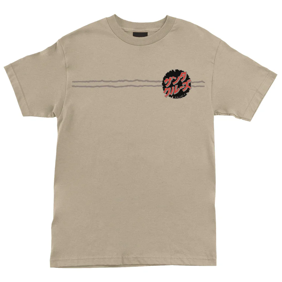 Santa Cruz Godzilla Destroyer Stripes T Shirt