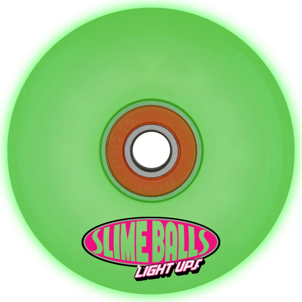 Santa Cruz Slime Balls Firends of Planet 9 Light Ups OG 78a Wheels - Image 2