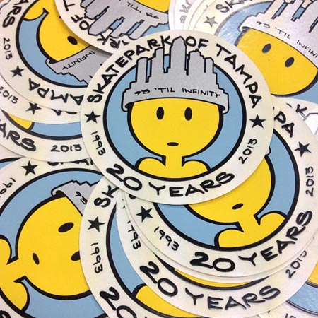 Skatepark of Tampa Dedicated Doughboy 3 Inch Sticker - Image 4