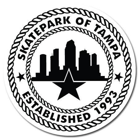 Skatepark of Tampa Rope Logo Sticker