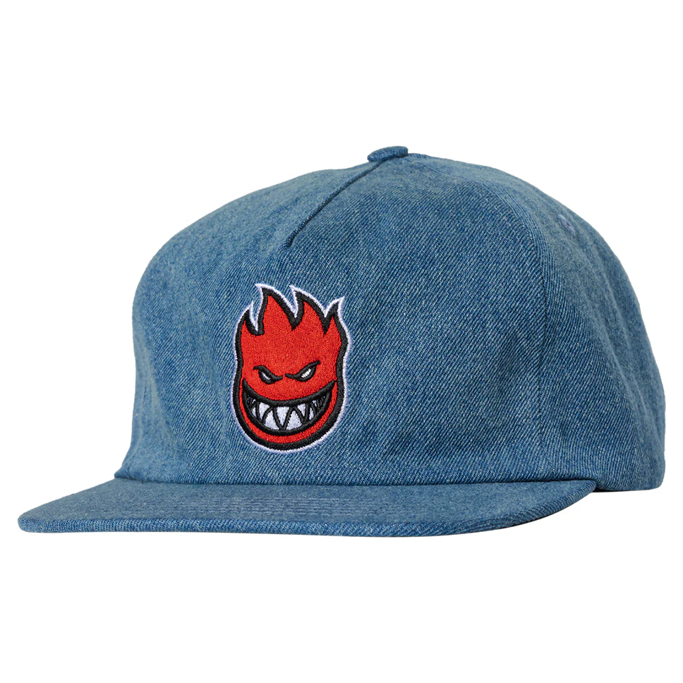 Spitfire Bighead Fill Washed Denim Hat