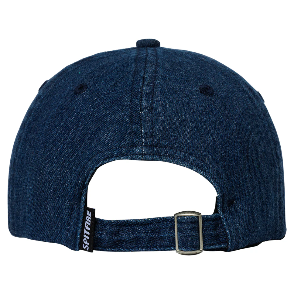 Spitfire Flames Script Denim Strap-Back Hat - Image 2