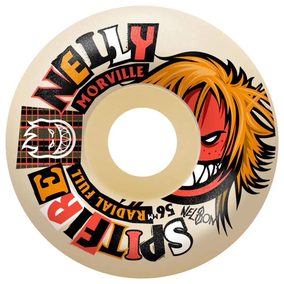 Spitfire Nelly Morville Rough Cut Radial Full Formula Four 99D Wheels