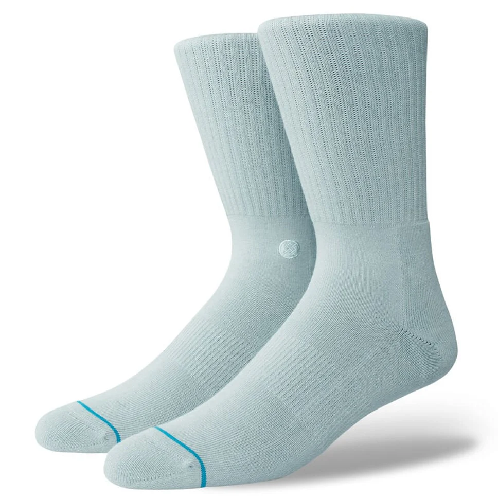 Stance Icon Pale Blue Crew Socks
