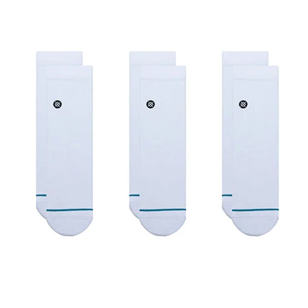 Stance Icon Quarter 3 Pack Crew Socks