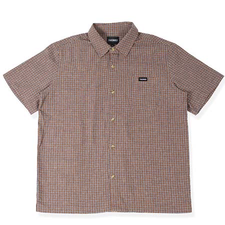 Theories Avignon Short Sleeve Flannel Button-Up Shirt