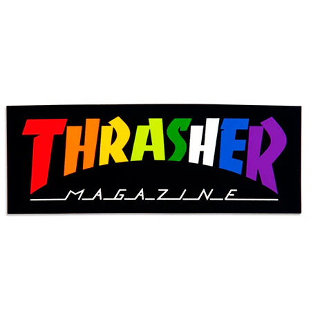 Thrasher Magazine Rainbow Mag Sticker