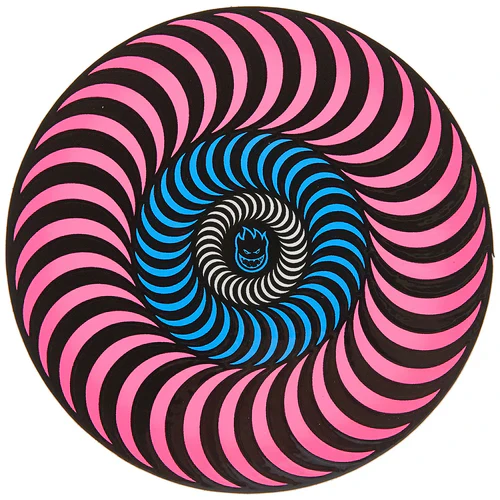 Tri-color Swirl Large Sticker - Image 4
