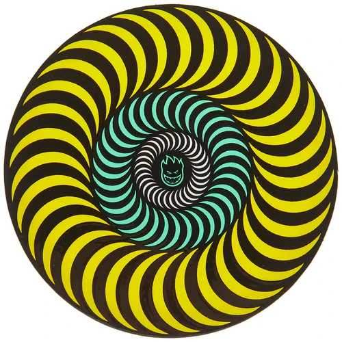 Tri-color Swirl Small Sticker