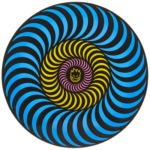 Tri-color Swirl Small Sticker - Image 3