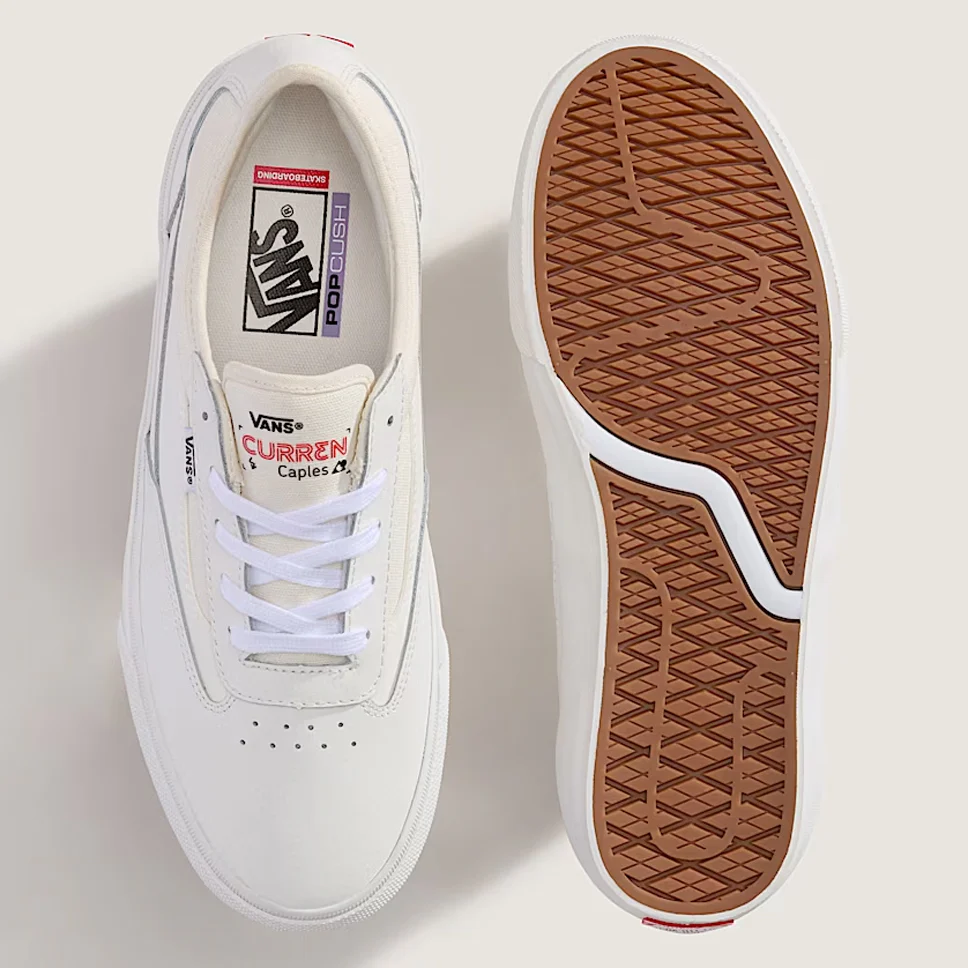 Vans Skate Curren Caples Blanc De Blanc Shoes - Image 3