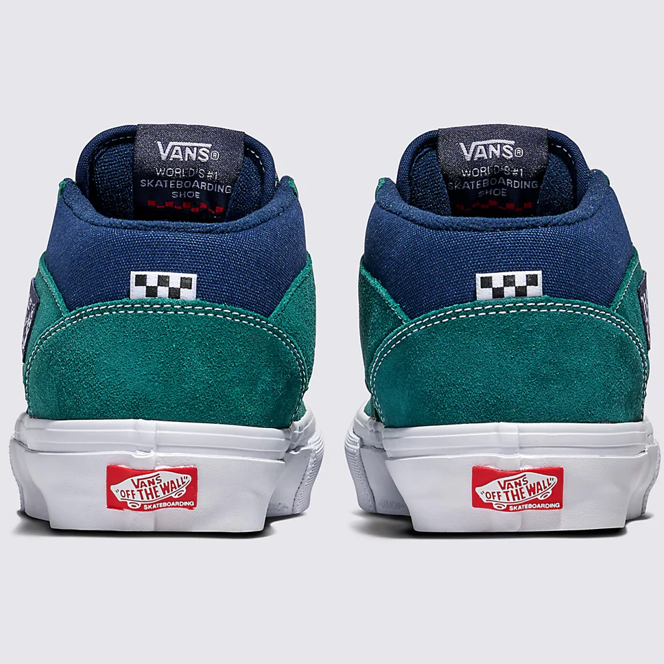Vans Skate Half Cab Tartan Blue Shoes - Image 3